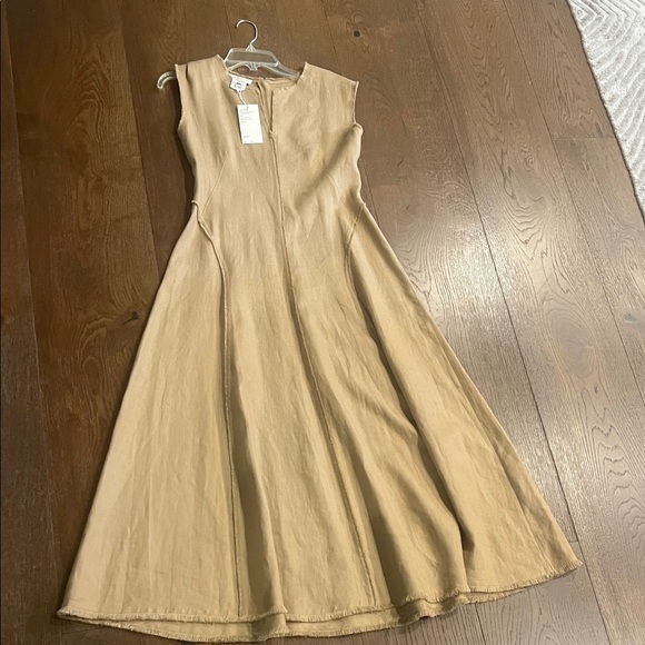 Lafayette 148 New York Dresses & Skirts - Lafayette 148 New York Sleeveless Midi Dress in Camel Beige